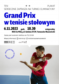 Grand Prix w tenisie stołowym – turniej eliminacyjny