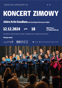 Zimowy koncert chóru Artis Gaudium