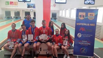 Mistrzostwa Polski Juniorów Młodszych w kręglarstwie klasycznym z medalami dla Pilicy