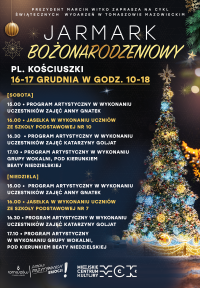 Zapraszamy na Jarmark Bożonarodzeniowy