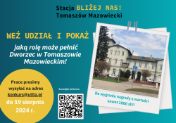 Tomaszowski dworzec PKP – konkurs fotograficzny. Wydłużenie terminu przyjmowania prac